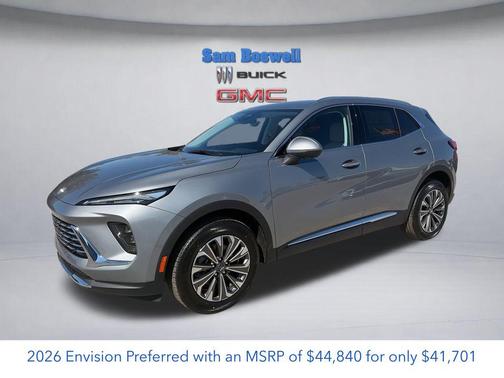 Moonstone Gray Metallic 2026 Buick Envision Preferred AWD