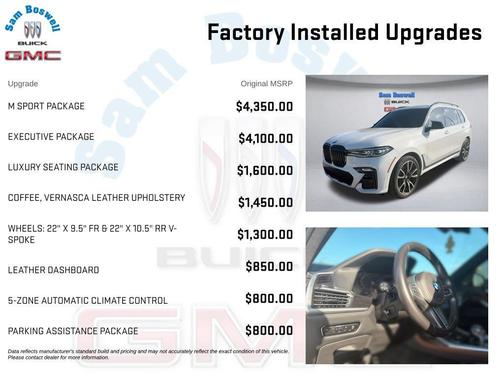 Alpine White 2020 BMW X7 xDrive40i