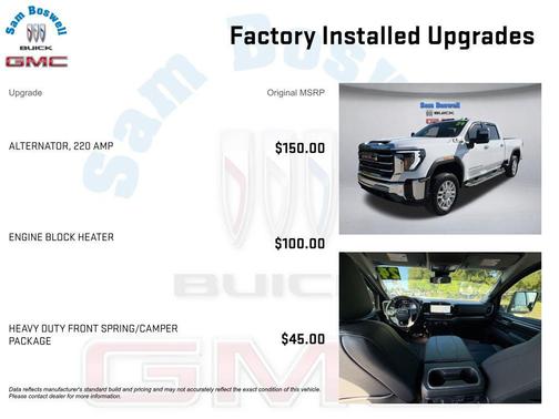 Summit White 2024 GMC Sierra 2500 SLT