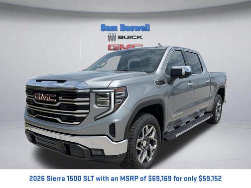 Sterling Metallic 2026 GMC Sierra 1500 SLT
