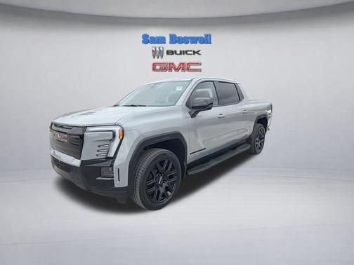 Thunderstorm Gray 2026 GMC Sierra EV Standard Range Elevation