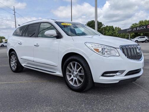 Summit White 2017 Buick Enclave Leather