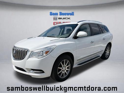 Summit White 2017 Buick Enclave Leather