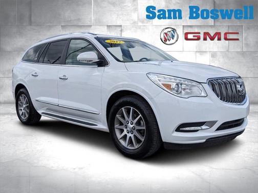 Summit White 2017 Buick Enclave Leather