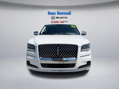 PRISTINE WHITE METALLIC 3C 2023 Lincoln Navigator Black Label