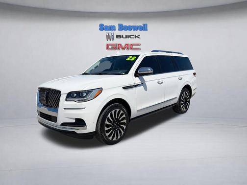 PRISTINE WHITE METALLIC 3C 2023 Lincoln Navigator Black Label