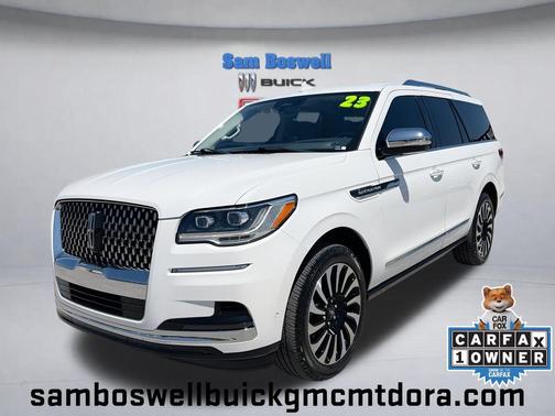 PRISTINE WHITE METALLIC 3C 2023 Lincoln Navigator Black Label