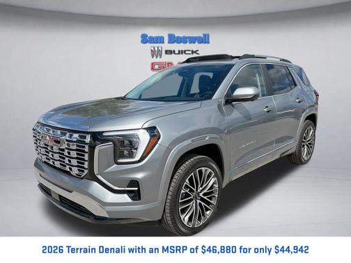 Sterling Metallic 2026 GMC Terrain Denali