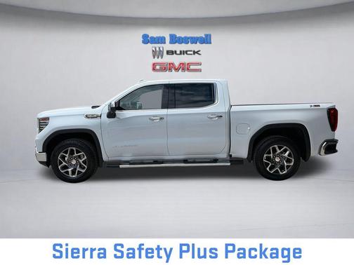 Glacier White Tricoat 2026 GMC Sierra 1500 SLT