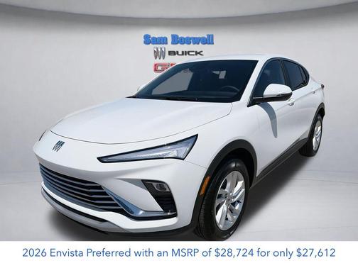 Summit White 2026 Buick Envista Preferred FWD
