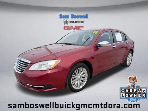 Deep Cherry Red Crystal Pearlcoat 2011 Chrysler 200 Limited
