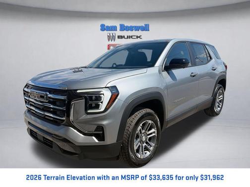 Sterling Metallic 2026 GMC Terrain FWD Elevation