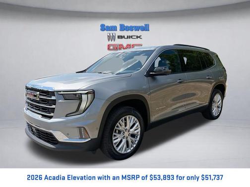 Sterling Metallic 2026 GMC Acadia Elevation FWD