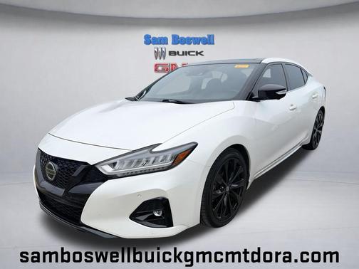 Pearl White Tricoat 2021 Nissan Maxima 3.5 SR