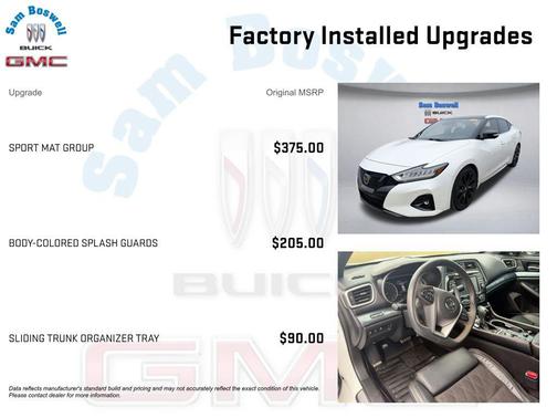 Pearl White Tricoat 2021 Nissan Maxima 3.5 SR