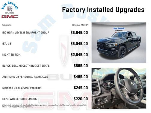 Diamond Black Crystal Pearlcoat 2024 RAM 1500 Big Horn/Lone Star