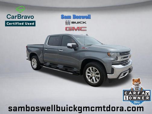 Satin Steel Metallic 2021 Chevrolet Silverado 1500 LTZ