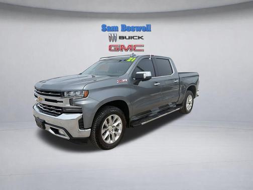 Satin Steel Metallic 2021 Chevrolet Silverado 1500 LTZ