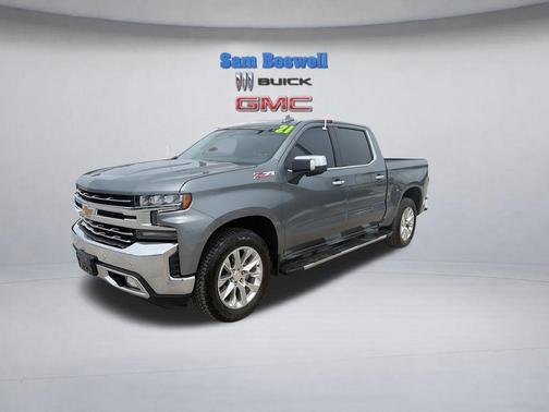 Satin Steel Metallic 2021 Chevrolet Silverado 1500 LTZ
