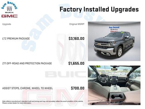 Satin Steel Metallic 2021 Chevrolet Silverado 1500 LTZ