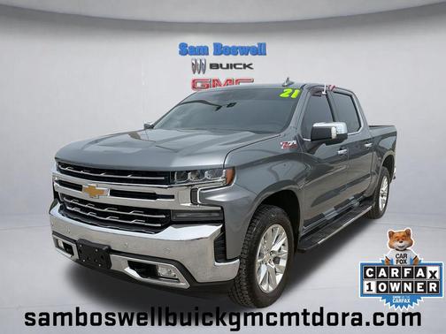 Satin Steel Metallic 2021 Chevrolet Silverado 1500 LTZ