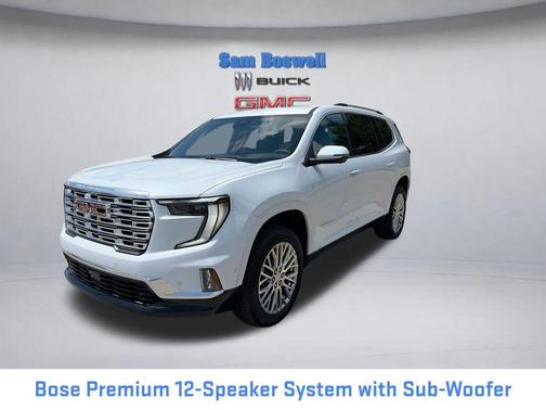 Glacier White Tricoat 2026 GMC Acadia Denali