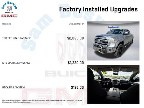 Silver Sky Metallic 2016 Toyota Tundra SR5