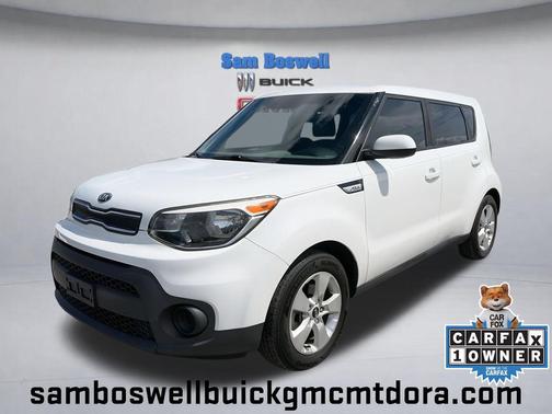 Clear White 2018 Kia Soul Base