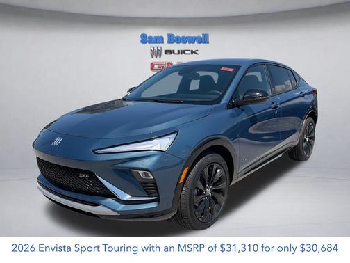Ocean Blue Metallic 2026 Buick Envista Sport Touring FWD