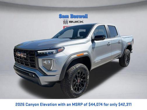 Sterling Metallic 2026 GMC Canyon Elevation