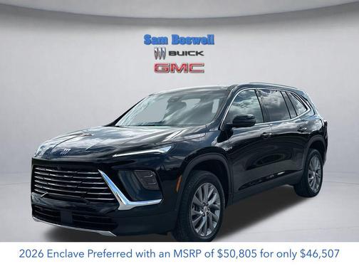 ebony twilight metallic 2026 Buick Enclave Preferred