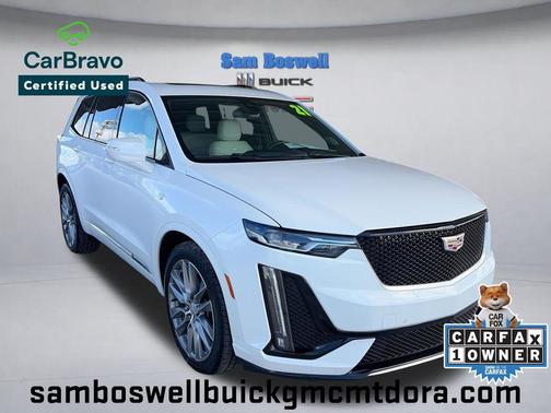Crystal White Tricoat 2021 Cadillac XT6 Sport AWD