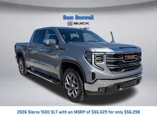 Sterling Metallic 2026 GMC Sierra 1500 SLT