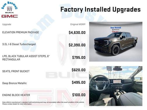 Deep Bronze Metallic 2023 GMC Sierra 1500 Elevation