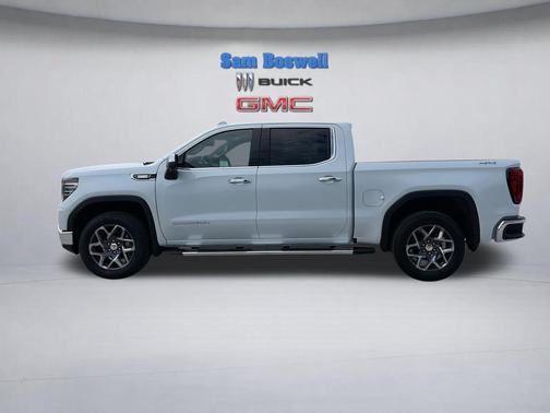 Glacier White Tricoat 2026 GMC Sierra 1500 SLT