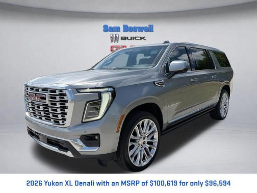 Sterling Metallic 2026 GMC Yukon XL Denali