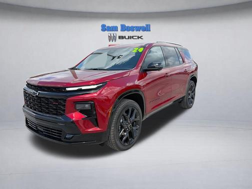Radiant Red Tintcoat 2024 Chevrolet Traverse RS