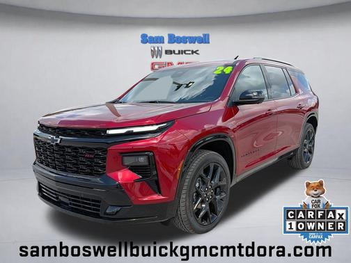 Radiant Red Tintcoat 2024 Chevrolet Traverse RS