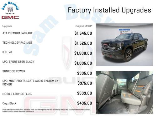 Onyx Black 2026 GMC Sierra 1500 AT4
