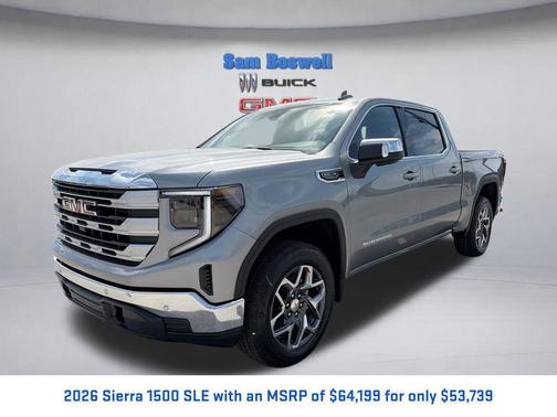 Sterling Metallic 2026 GMC Sierra 1500 SLE