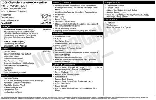 2008 Chevrolet Corvette Base