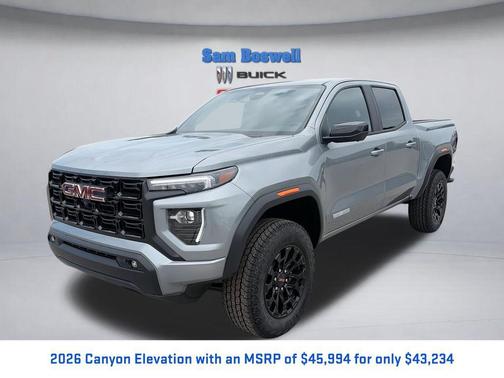 Sterling Metallic 2026 GMC Canyon Elevation