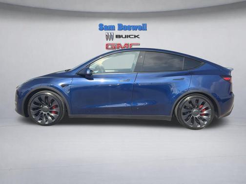 Deep Blue Metallic 2024 Tesla Model Y Performance Dual Motor All-Wheel Drive