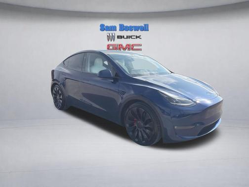 Deep Blue Metallic 2024 Tesla Model Y Performance Dual Motor All-Wheel Drive