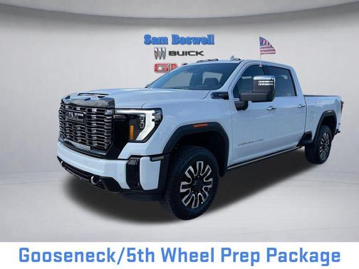 Glacier White Tricoat 2026 GMC Sierra 2500 Denali Ultimate