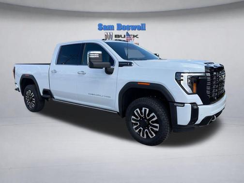 Glacier White Tricoat 2026 GMC Sierra 2500 Denali Ultimate
