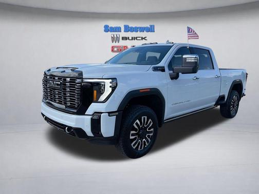 Glacier White Tricoat 2026 GMC Sierra 2500 Denali Ultimate