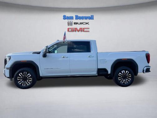 Glacier White Tricoat 2026 GMC Sierra 2500 Denali Ultimate