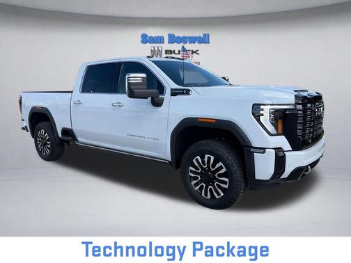 Glacier White Tricoat 2026 GMC Sierra 2500 Denali Ultimate