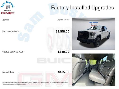 Coastal Dune 2026 GMC Sierra 1500 AT4X